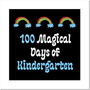 100 Magical Days of Kindergarten Posters and Art